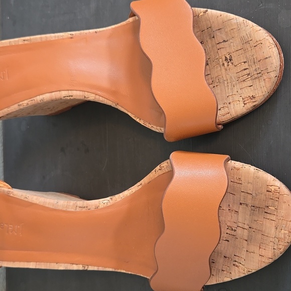 J. Mclaughlin Eavan Cork Wedges Size 8.5 - Picture 6 of 9